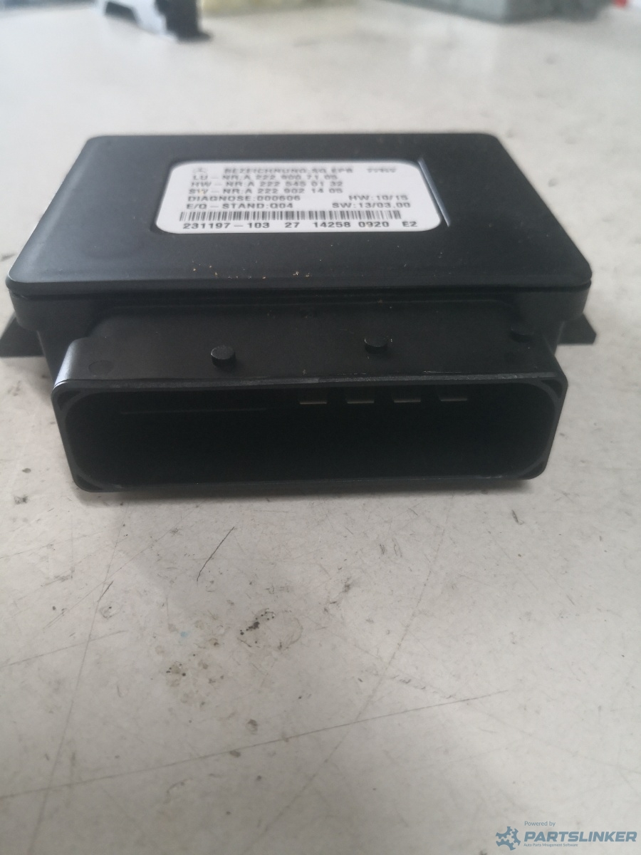Calculator frana mana MERCEDES-BENZ S-CLASS W222, V222, X222 2013 - > 3.0 S 350 BlueTEC / d OM 642.861 190KW|258HP 0 – foto 2