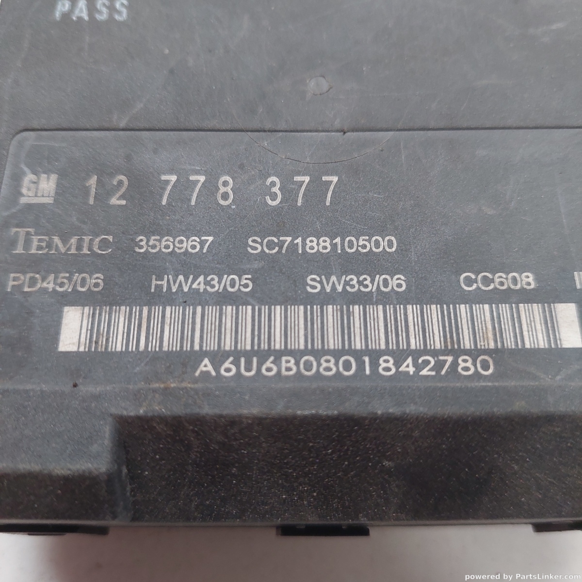 Calculator/Modul BCM  SAAB 9-3 (YS3F) [ 2002 - 2015 ] OEM 12778377 – foto 2