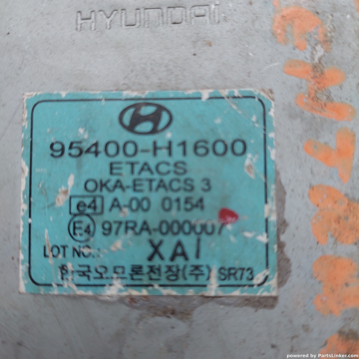 Calculator/Modul  HYUNDAI TERRACAN (HP) [ 2001 - 2008 ] OEM 95400h1600 – foto 2