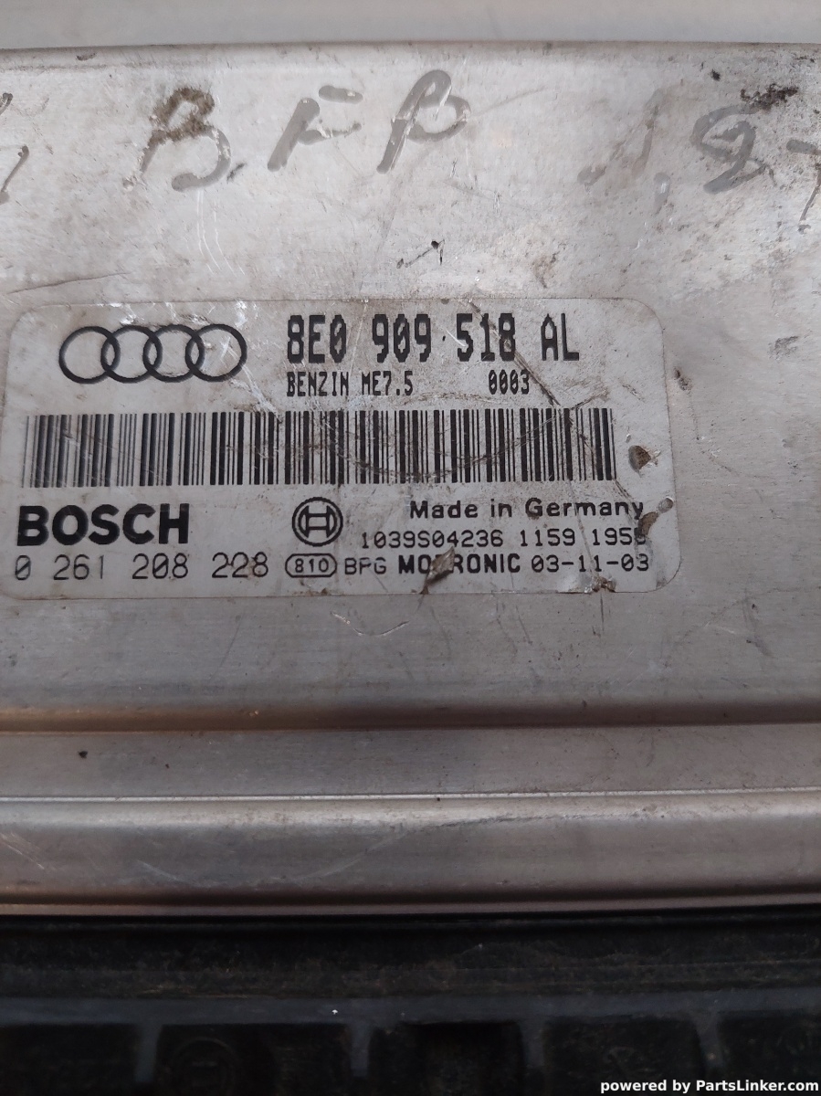 Calculator motor AUDI A4 III (8EC, B7) [ 2004 - 2008 ] OEM 8e0909518al – foto 2