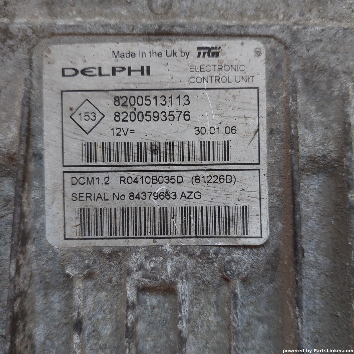 Calculator motor ECU DACIA LOGAN (LS_) [ 2004 - > ] OEM 8200513113 – foto 2
