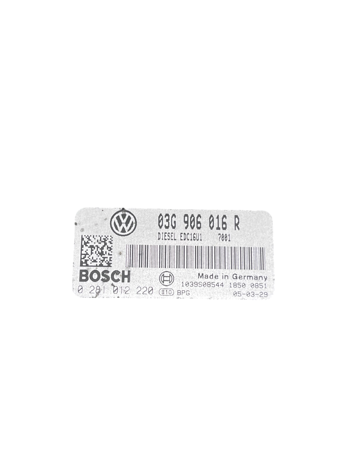 Calculator motor Ecu Volkswagen Golf 5 Plus 2004–2008 - cod: 03G906016R – foto 2