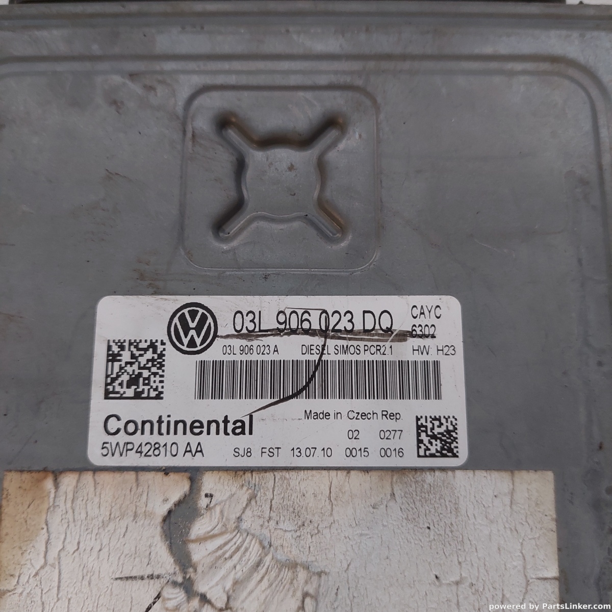 Calculator motor ECU  VOLKSWAGEN GOLF VI (5K1) [ 2008 - 2013 ] OEM 03i906023dq – foto 2
