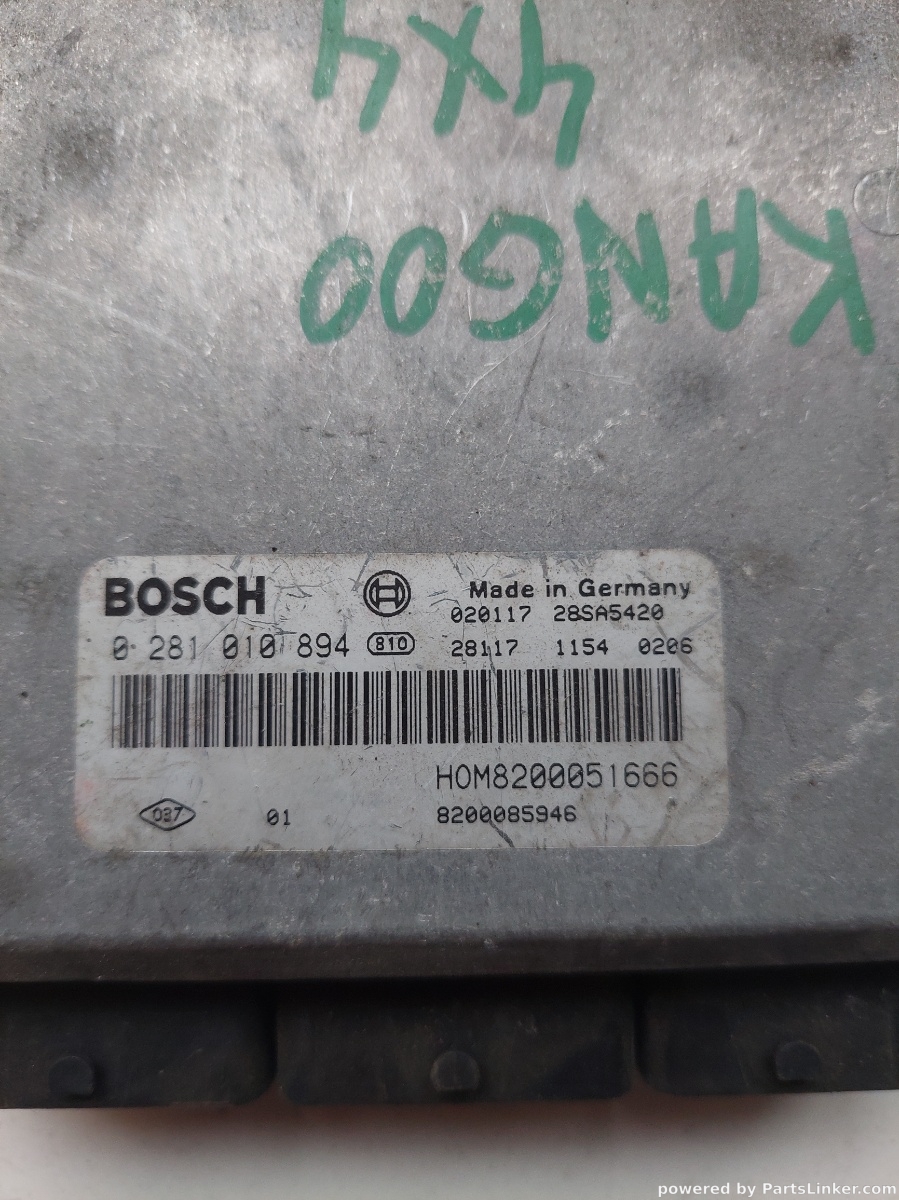 Calculator motor RENAULT KANGOO (KC0/1_) [ 1997 - > ] OEM 0281010894 – foto 2