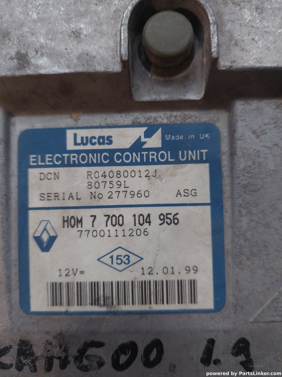 Calculator motor RENAULT KANGOO (KC0/1_) [ 1997 - > ] OEM R4080012j – foto 2