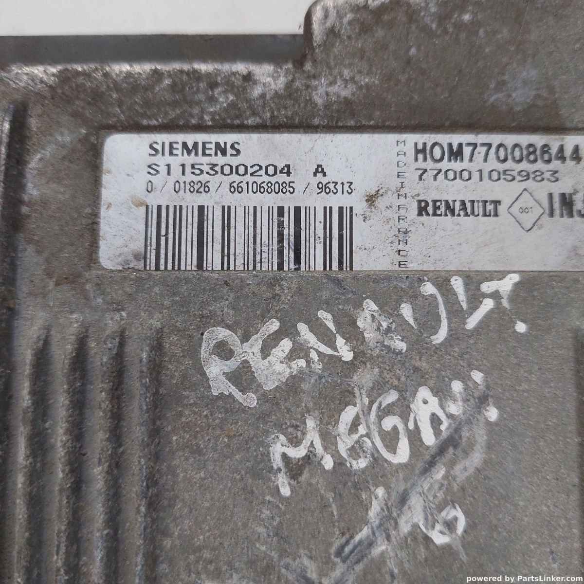 Calculator motor RENAULT MEGANE I Classic (LA0/1_) [ 1996 - 2008 ] OEM S115300204a – foto 2