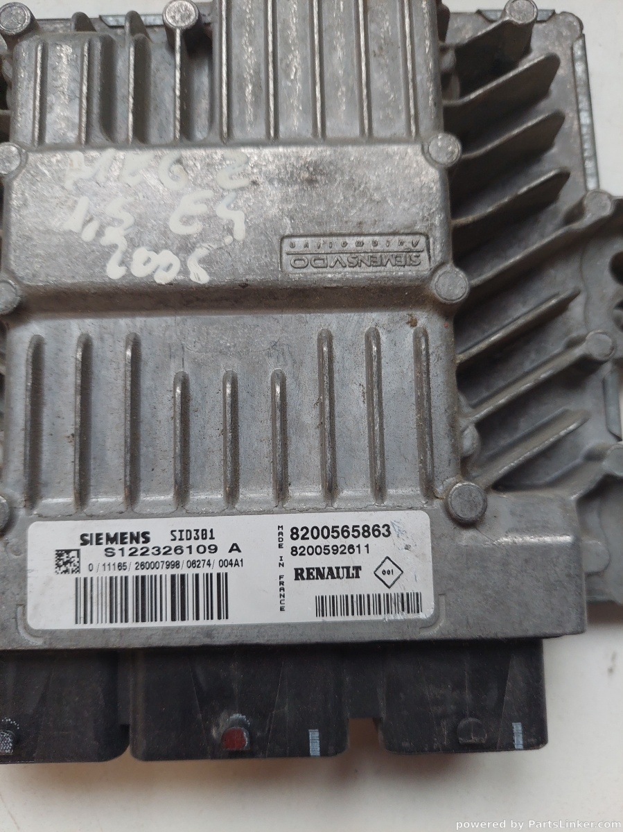 Calculator motor RENAULT MEGANE II Saloon (LM0/1_) [ 2003 - > ] OEM 8200565863 – foto 2