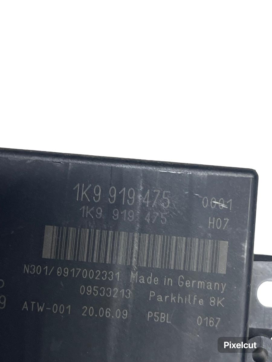 Calculator senzori de parcare VOLKSWAGEN GOLF VI Variant AJ5 2009 - 2013 1K9919475 – foto 2
