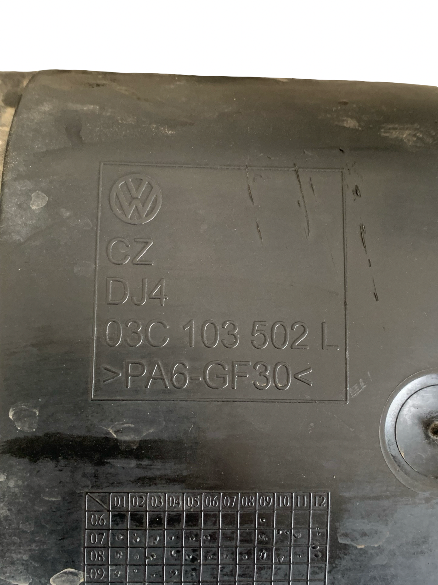 Capac Compresor Supraalimentare Volkswagen Golf 6 1.4 CAVD TSI 2008–2016 - cod: 03C103502L – foto 2
