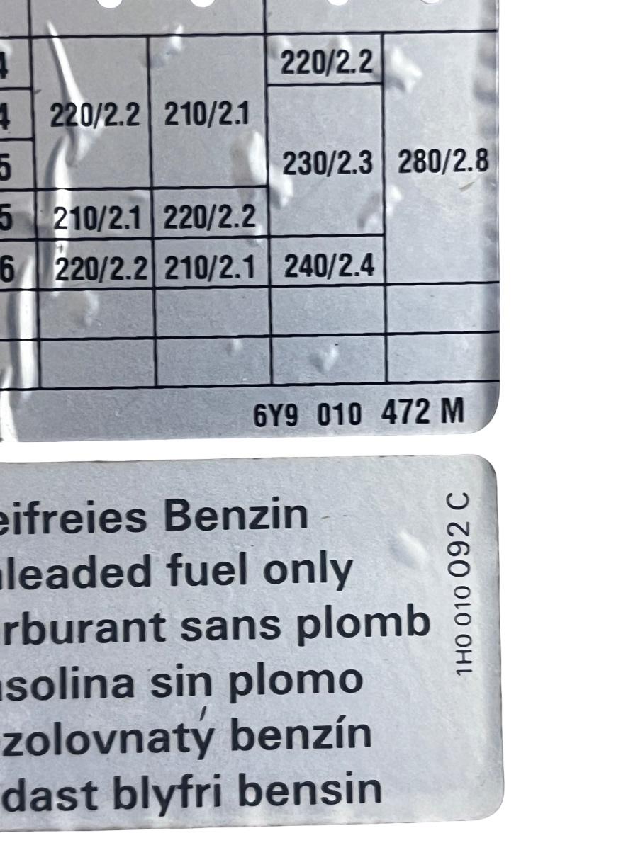 Capac rezervor combustibil SKODA FABIA Combi 6Y5 2000 - 2007 – foto 2