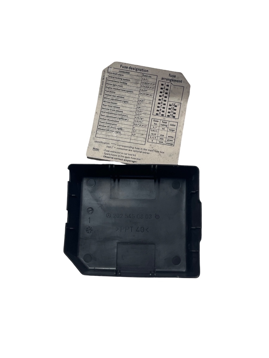 Capac tablou de sigurante MERCEDES-BENZ C-CLASS W202 1993 - 2000 2025450803 – foto 2