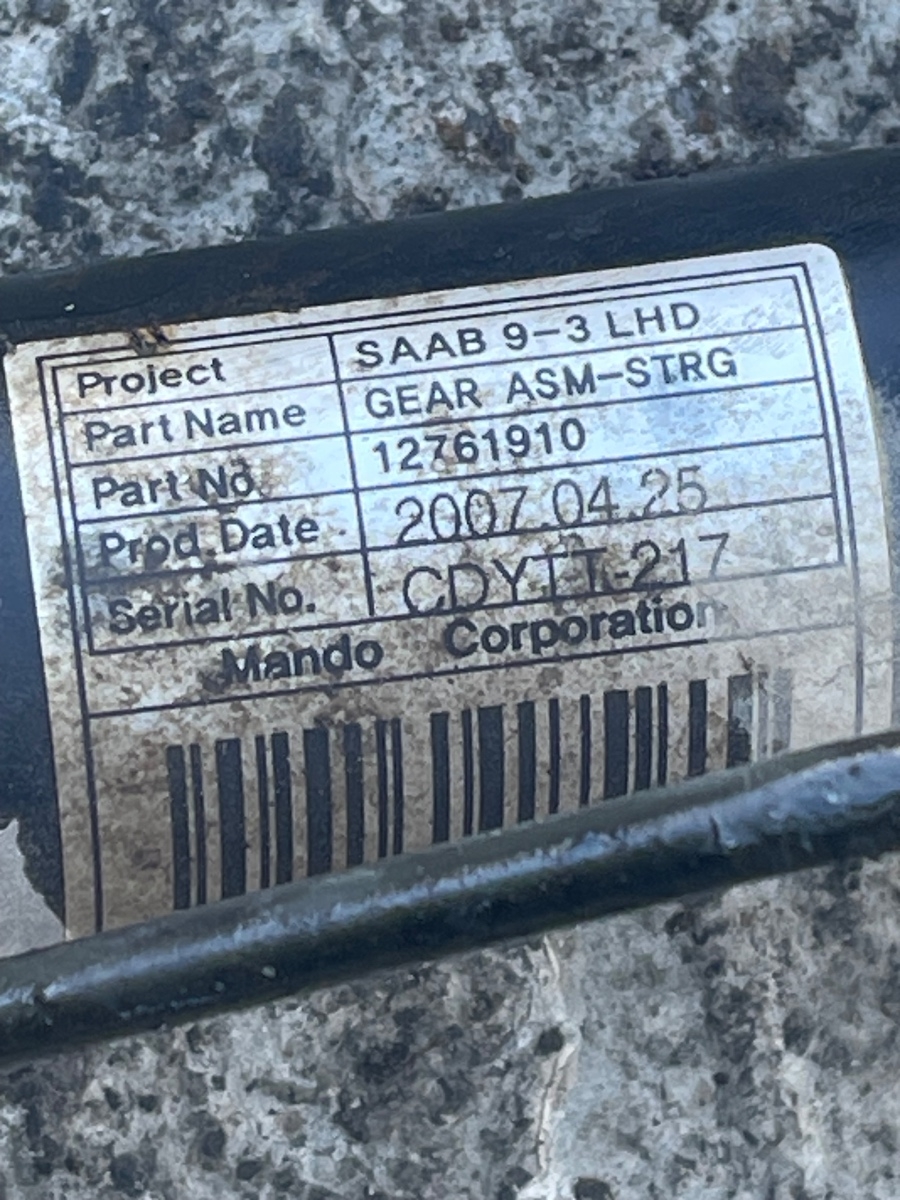 Caseta de directie CADILLAC BLS 2006 - >2.0B  Z20NET cv M09 12761910 – foto 3
