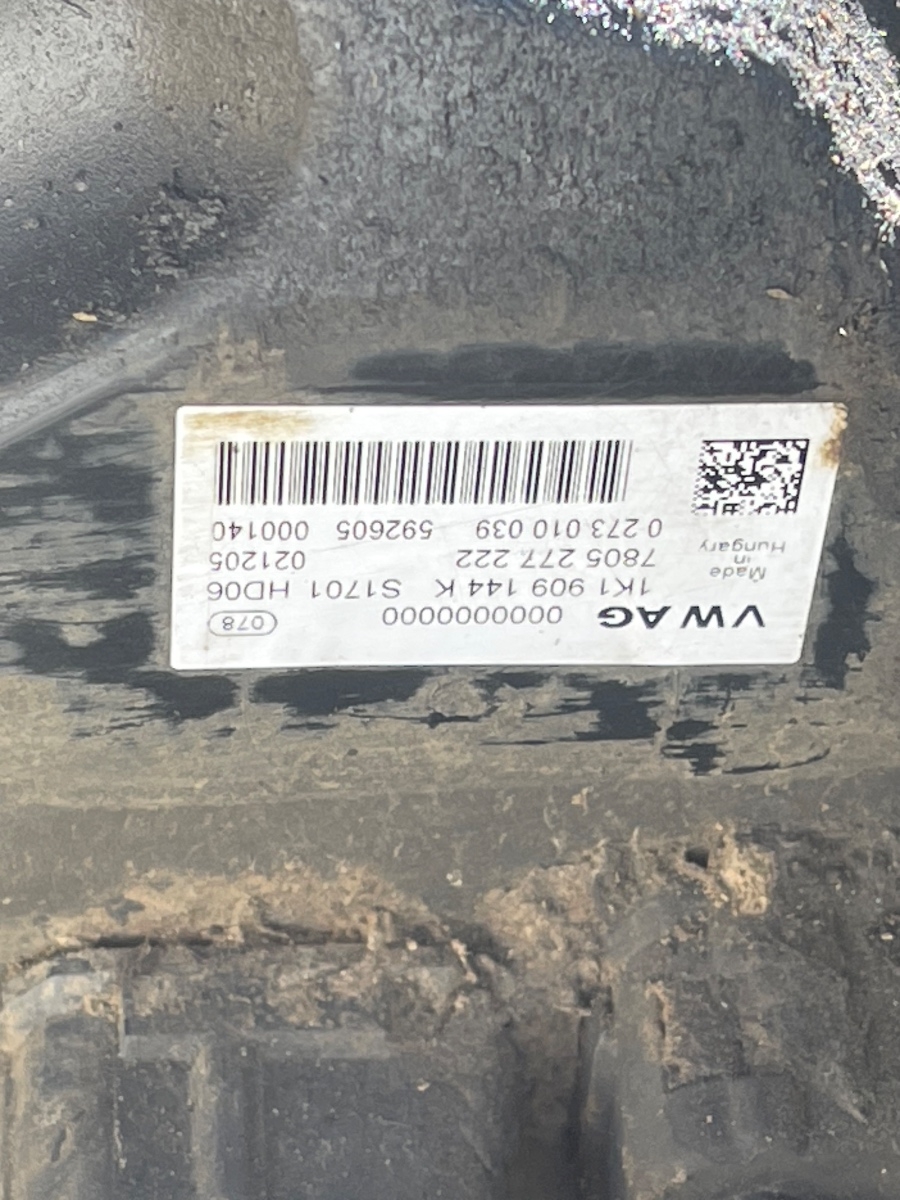 Caseta de directie VOLKSWAGEN PASSAT 3C2 2005 - 2010 1K1909144K – foto 4
