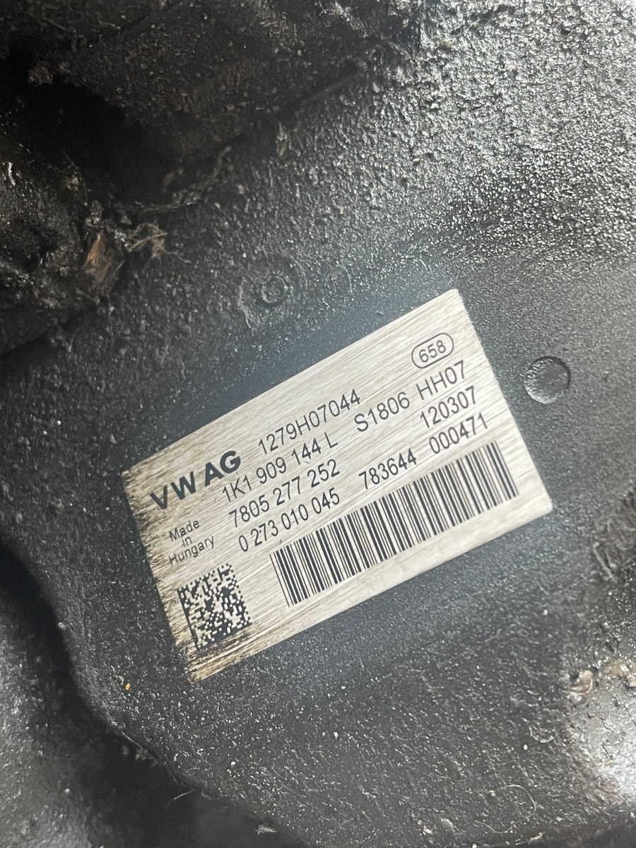 Caseta de directie VOLKSWAGEN TOURAN 1T1, 1T2 2003 - 2010 2.0 TDI BMM 1K1909144L – foto 4