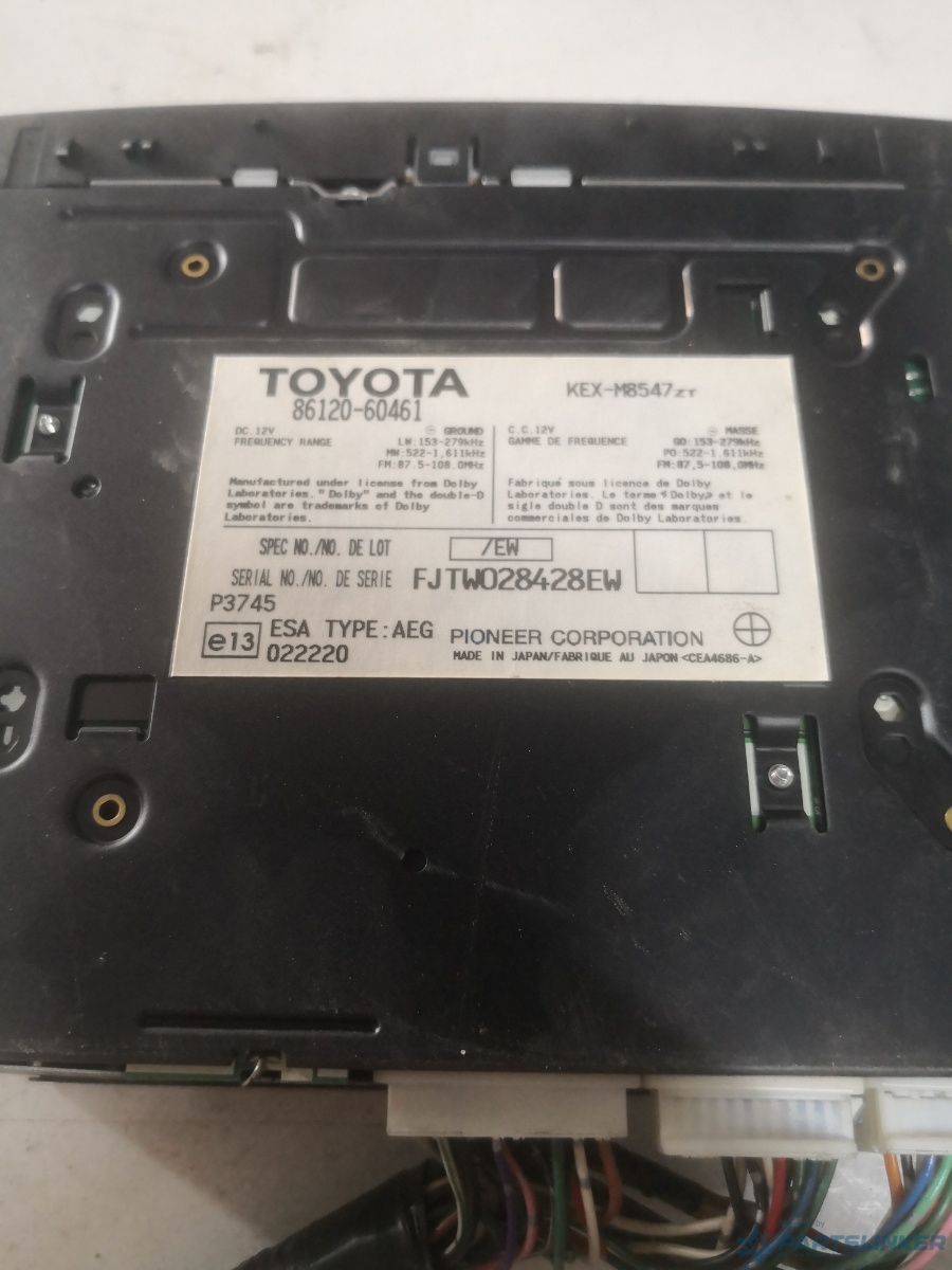 Casetofon TOYOTA LAND CRUISER (LJ12_, KZJ12_, TRJ12_, KDJ12_, GRJ12_) [ 20 OEM 8612060461 – foto 3