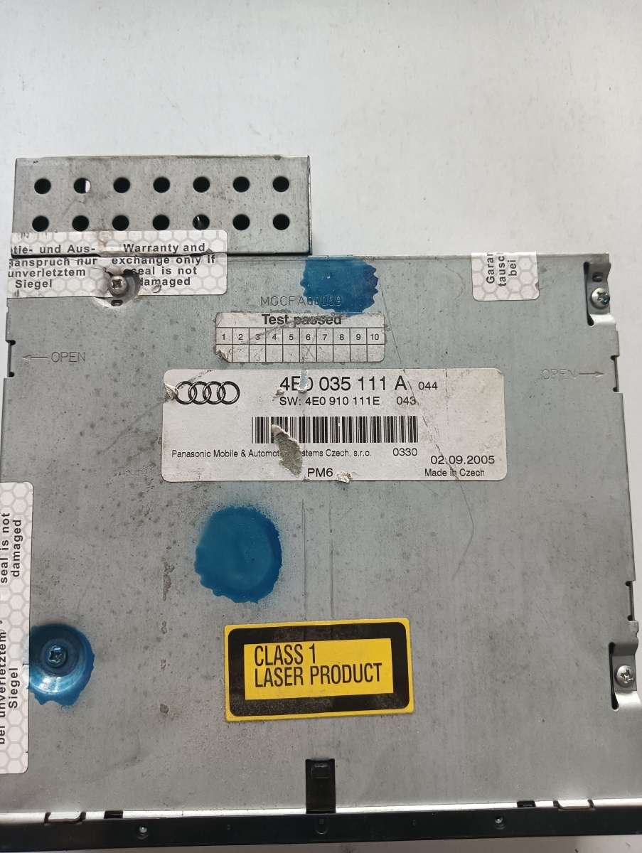 Cd changer AUDI A8 II 4E2, 4E8 2002 - 2010 4e0035111a – foto 2