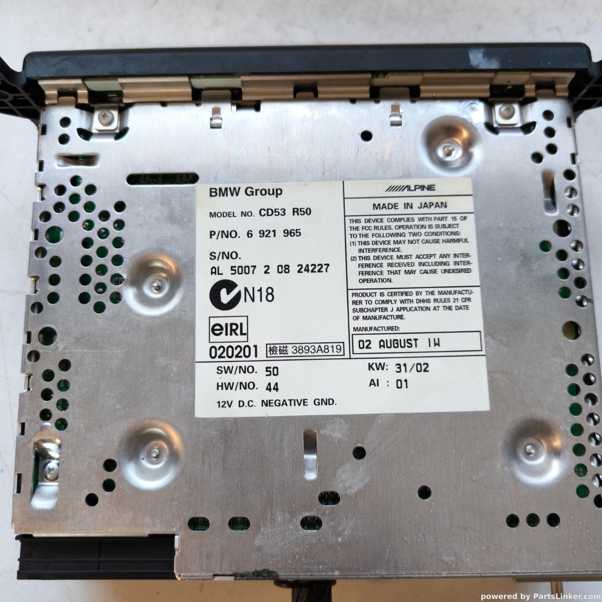 CD player auto BMW 1 (E81) [ 2006 - 2012 ] OEM Cd53r40 – foto 2