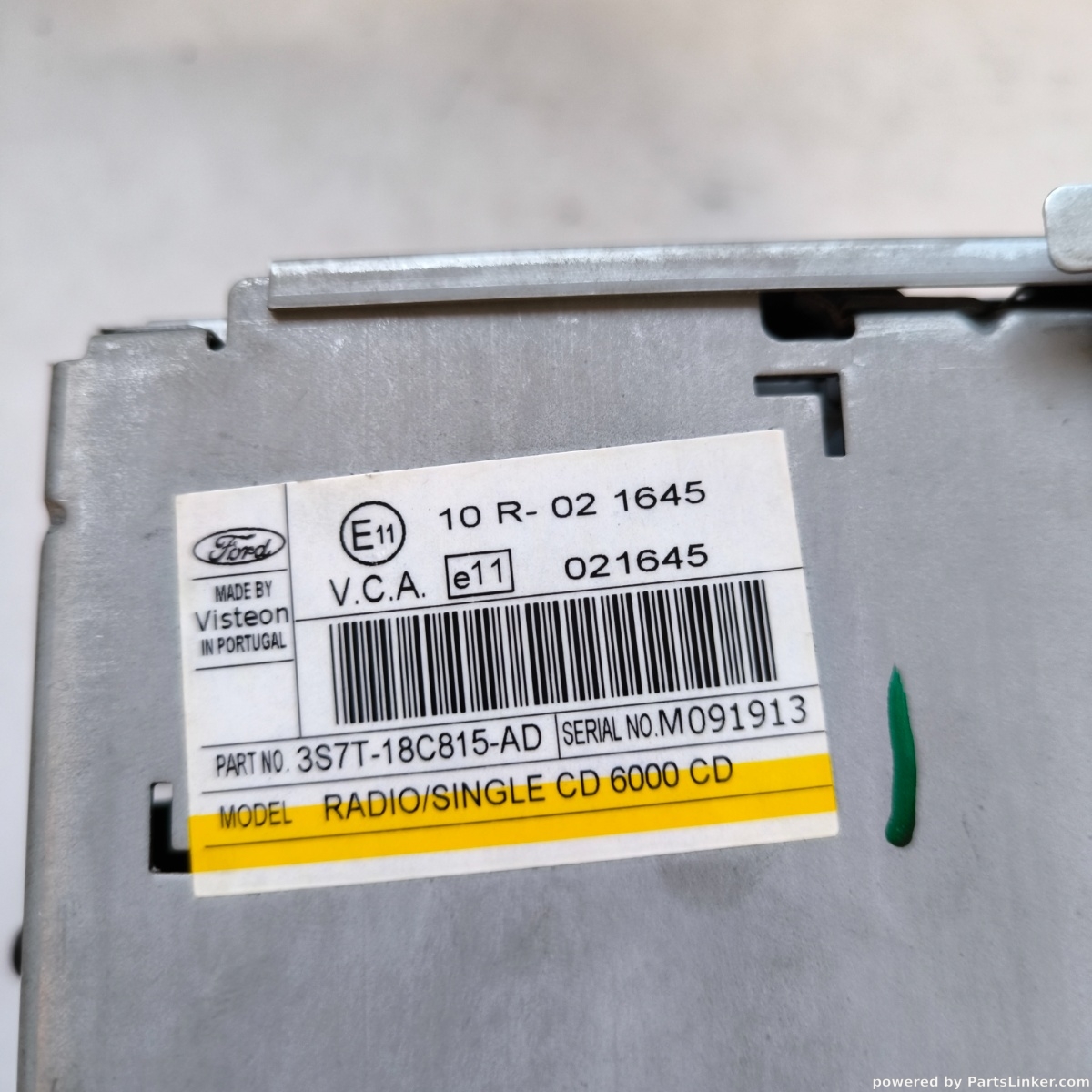 CD player auto FORD FOCUS II Saloon (DA_, FCH, DH) [ 2005 - > ] OEM 10r021645 – foto 2