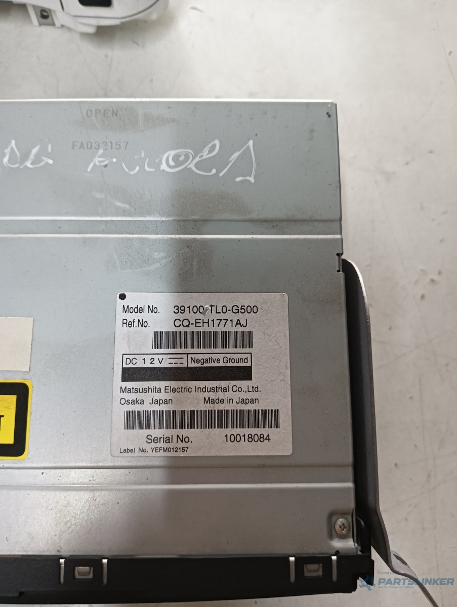 CD player auto HONDA ACCORD VIII (CU) [ 2008 - > ] OEM 39100tl0g500 – foto 3