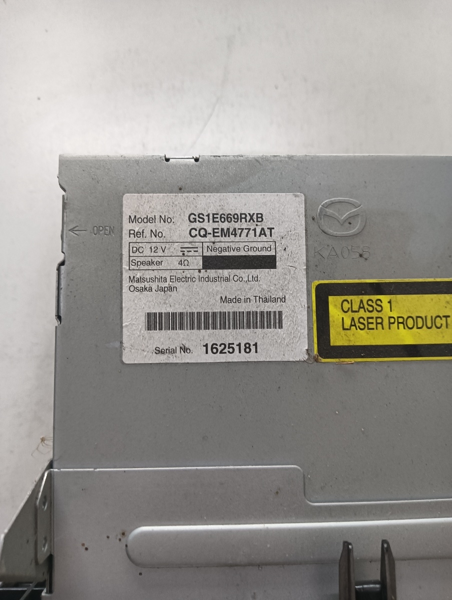 Cd player auto MAZDA 6 GH 2007 - 2013 Gs1e669rxb – foto 2