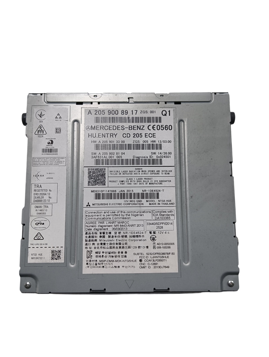 Cd player auto  MERCEDES-BENZ C-CLASS W205 2013 - > A2059008917 – foto 3