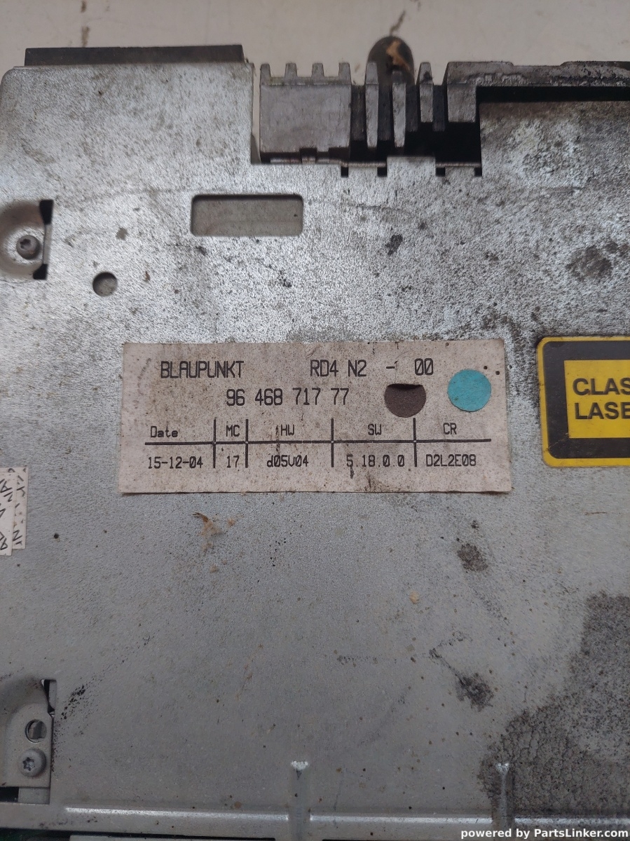 CD player auto PEUGEOT 407 SW (6E_) [ 2004 - 2010 ] OEM 9646871777 – foto 2