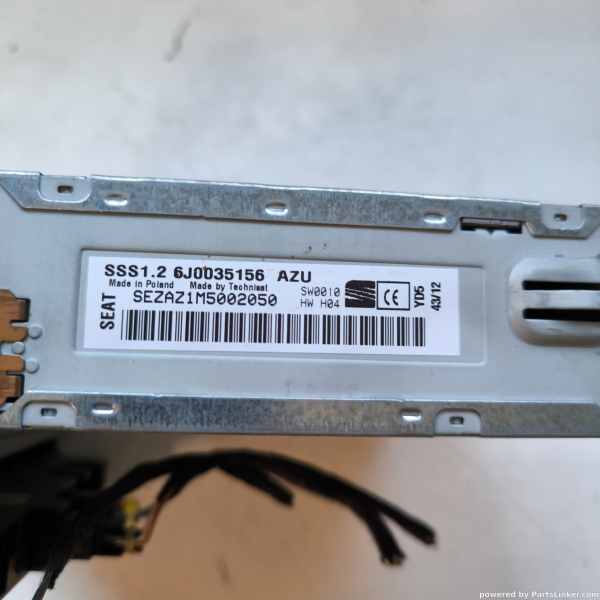 CD player auto SEAT IBIZA V ST (6J8, 6P8) [ 2010 - > ] OEM 6j0035156 – foto 2