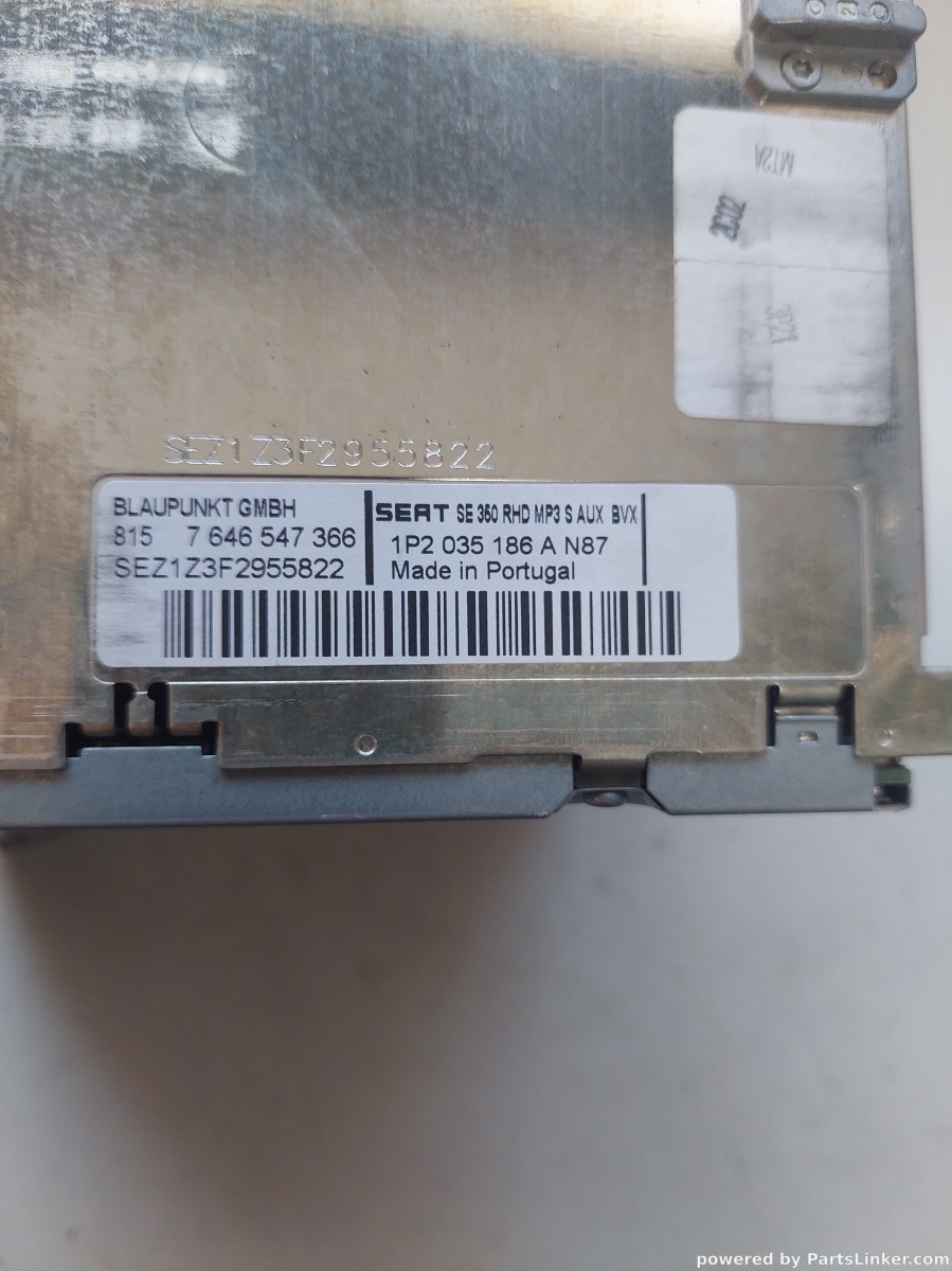 CD player auto SEAT LEON (1M1) [ 1999 - 2006 ] OEM 7646547366 – foto 3