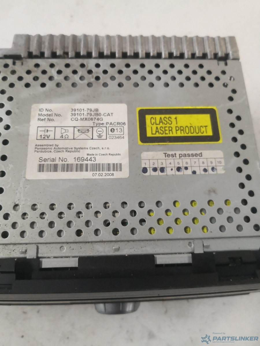 CD player auto SUZUKI SX4 (EY, GY) [ 2006 - > ] OEM 3910179jb – foto 3