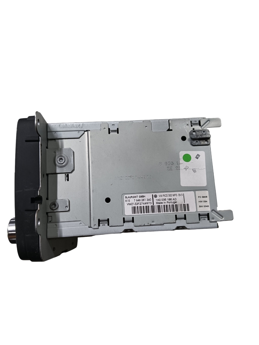 CD PLAYER AUTO VOLKSWAGEN GOLF V 1K1 2003 - 2009 1k0035186ad – foto 2