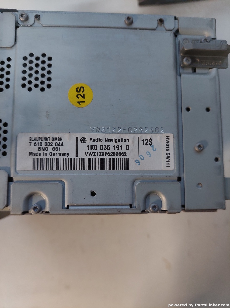 CD player auto VOLKSWAGEN PASSAT (3B3) [ 2000 - 2005 ] OEM 1k0035191dd – foto 3