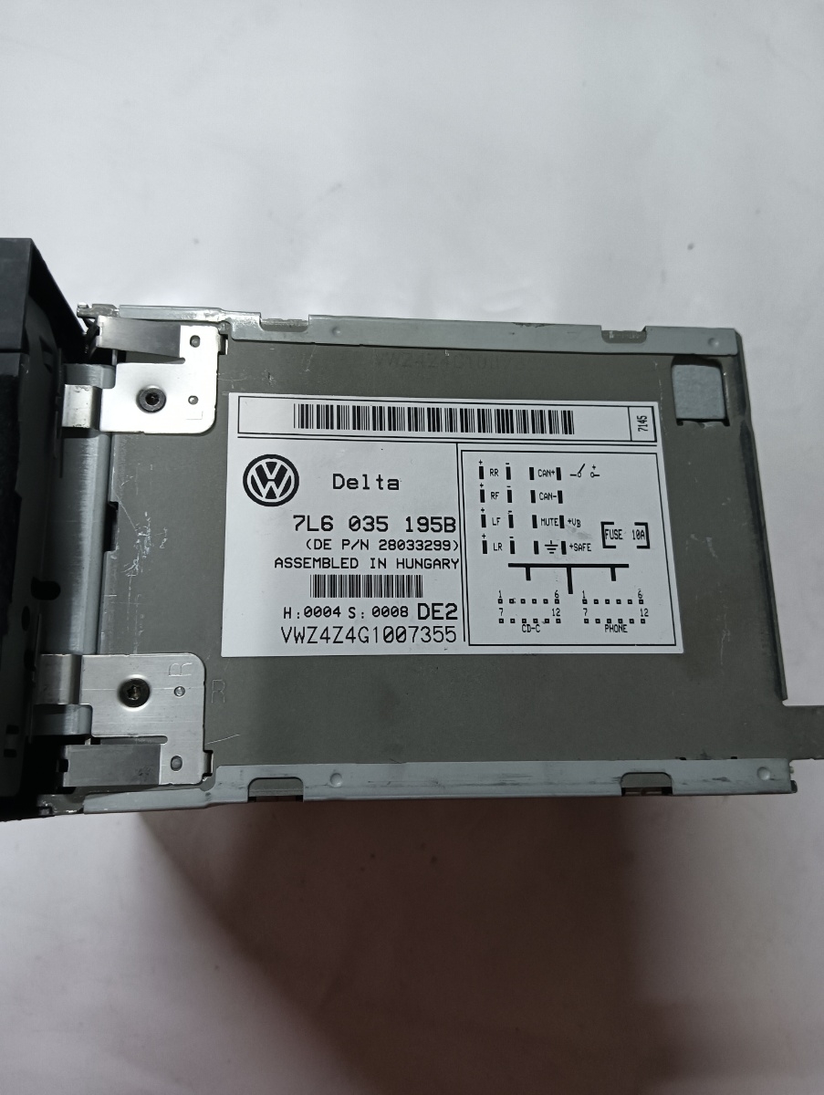 Cd player auto  VOLKSWAGEN TOUAREG 7LA, 7L6, 7L7 2002 - 2013 7l6035195b – foto 2