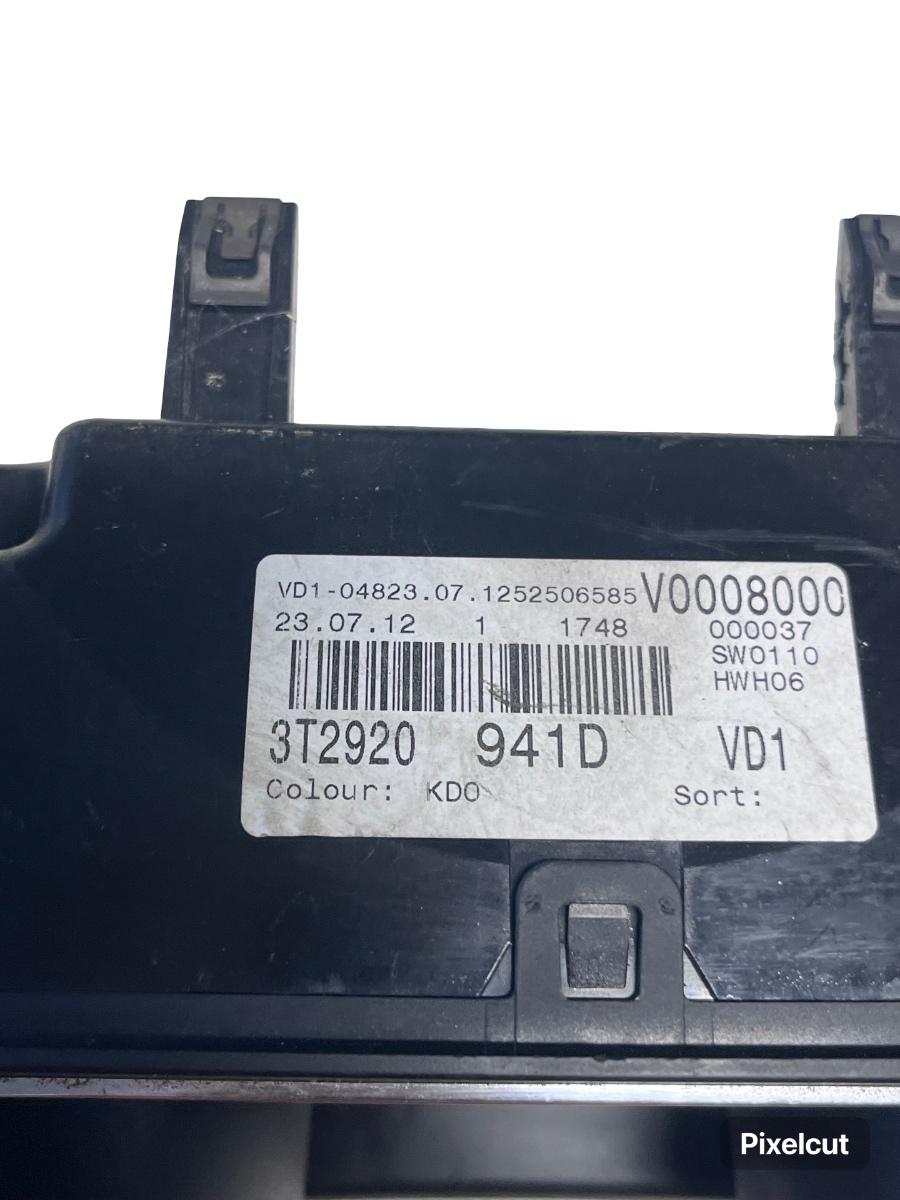 Ceas de bord SKODA SUPERB 3T4 2008 - 2015 2.0 TDI CBBB, CFGB 3T2920941D – foto 2