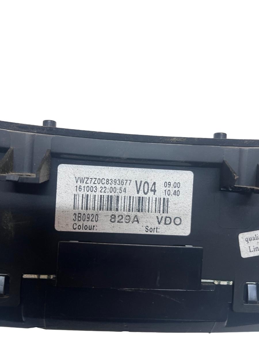 Ceas de bord VOLKSWAGEN PASSAT 3B2 1996 - 2001 1.9TDI 3B0920829A – foto 2