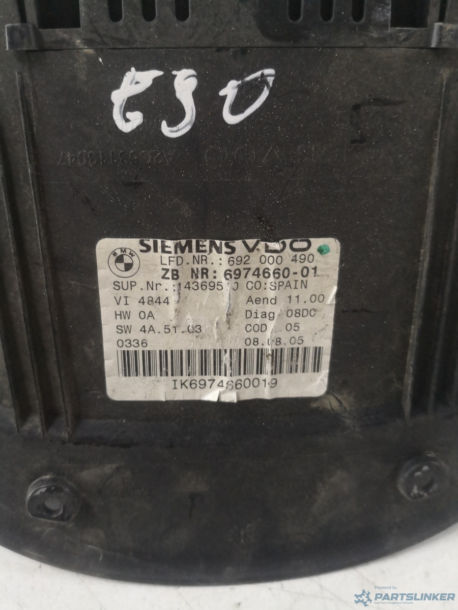 Ceasuri bord BMW 3 V Coupe (E92) [ 2005 - 2013 ] OEM 697466001 – foto 2
