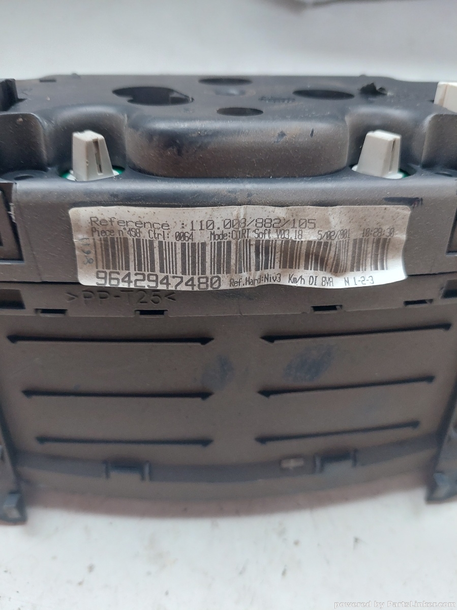 Ceasuri bord PEUGEOT 406 (8B) [ 1995 - 2005 ] OEM 9642947480 – foto 3