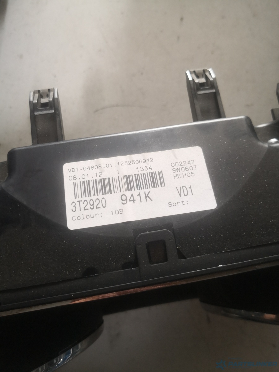 Ceasuri bord SKODA SUPERB (3T4) [ 2008 - 2015 ] OEM 3t2920941k – foto 2