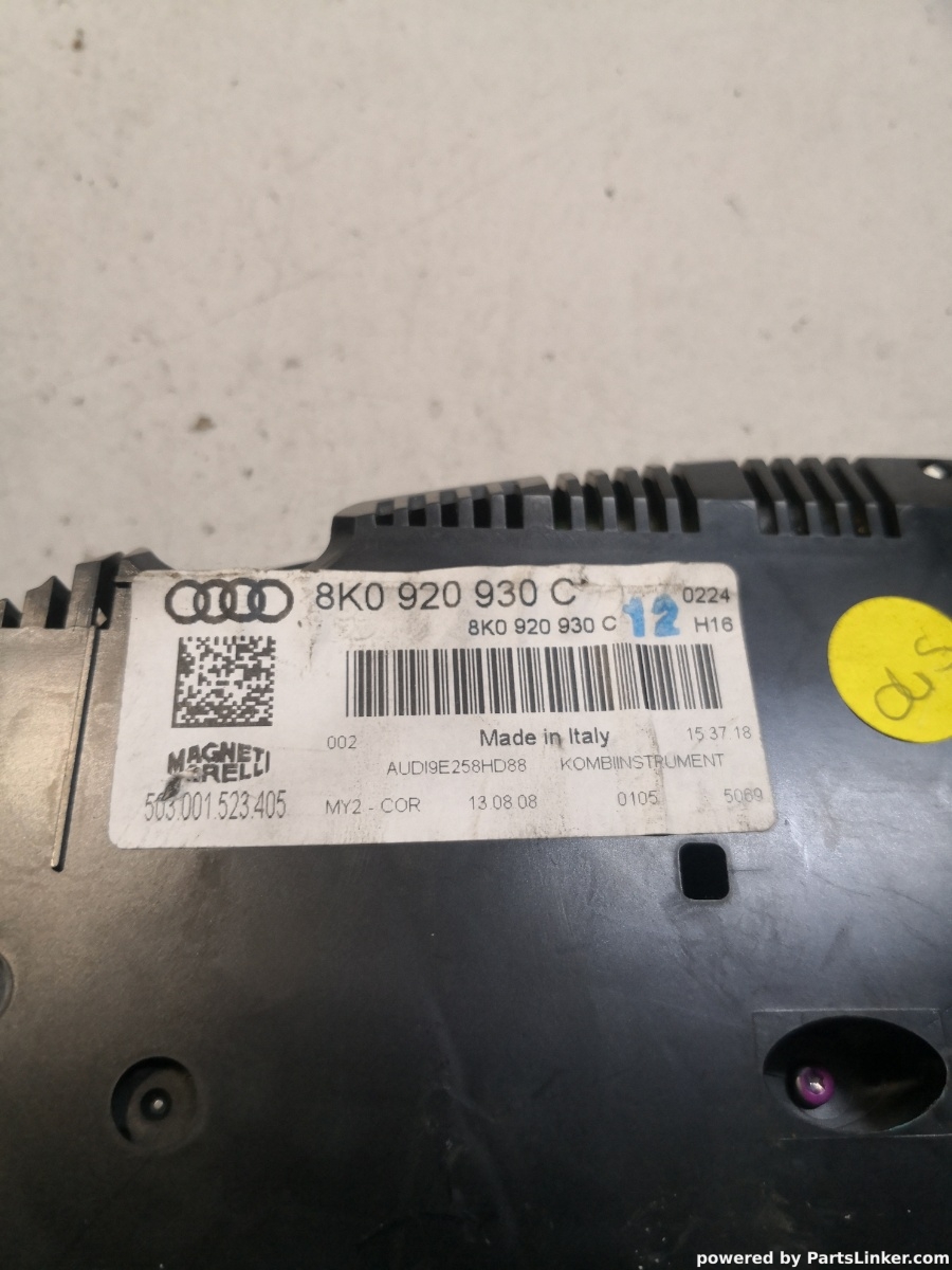 Ceasuri bord stanga fata AUDI A4 IV (8K2, B8) [ 2007 - 2015 ] 2.0 Diesel  OEM 8k0920930c – foto 2