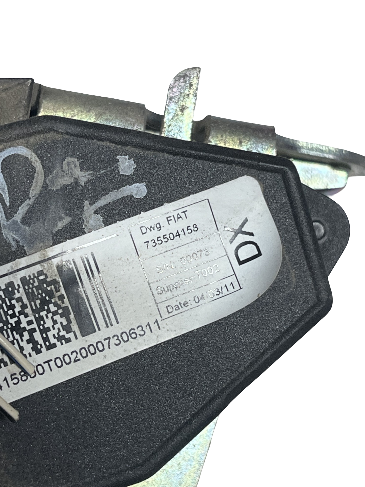 Centura DE Siguranta dreapta față Fiat Doblo 2 2009–2019 - cod: 735504158 PROTECTIA DE PLASTIC CRAPATA ! – foto 3