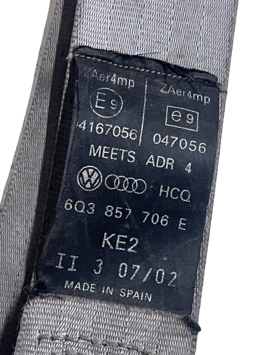 Centura de siguranta dreapta fata VOLKSWAGEN POLO 9N_ 2001 - 2012 6Q3857706E – foto 3