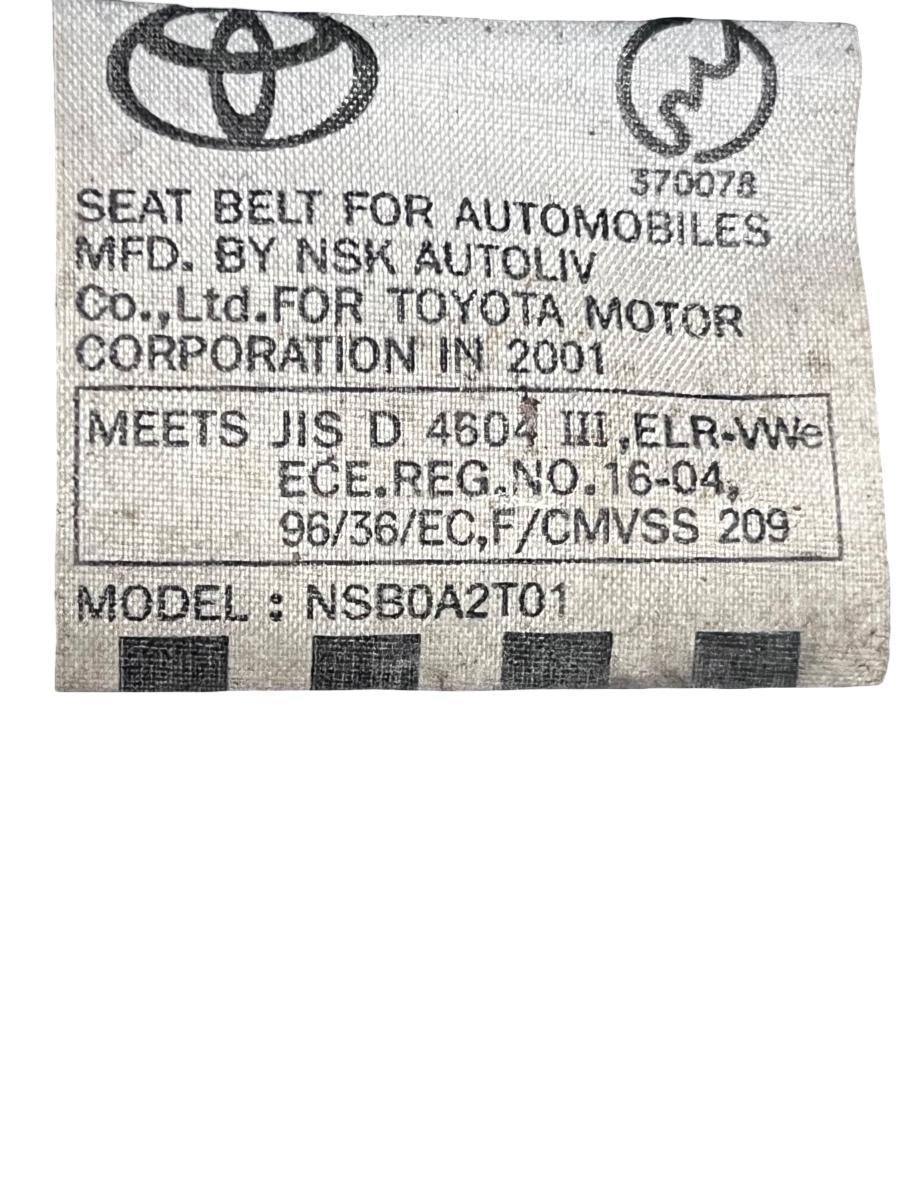 Centura de siguranta dreapta spate TOYOTA PRIUS Saloon _W1_ 2000 - 2004 NSB9A2T01 – foto 3