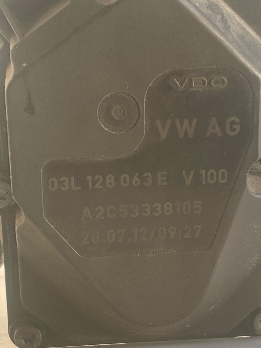 Clapeta de acceleratie AUDI A4 IV 8K2, B8 2007 - 2015 2.0 TDI CAG A2C53338105 03L128063E – foto 2