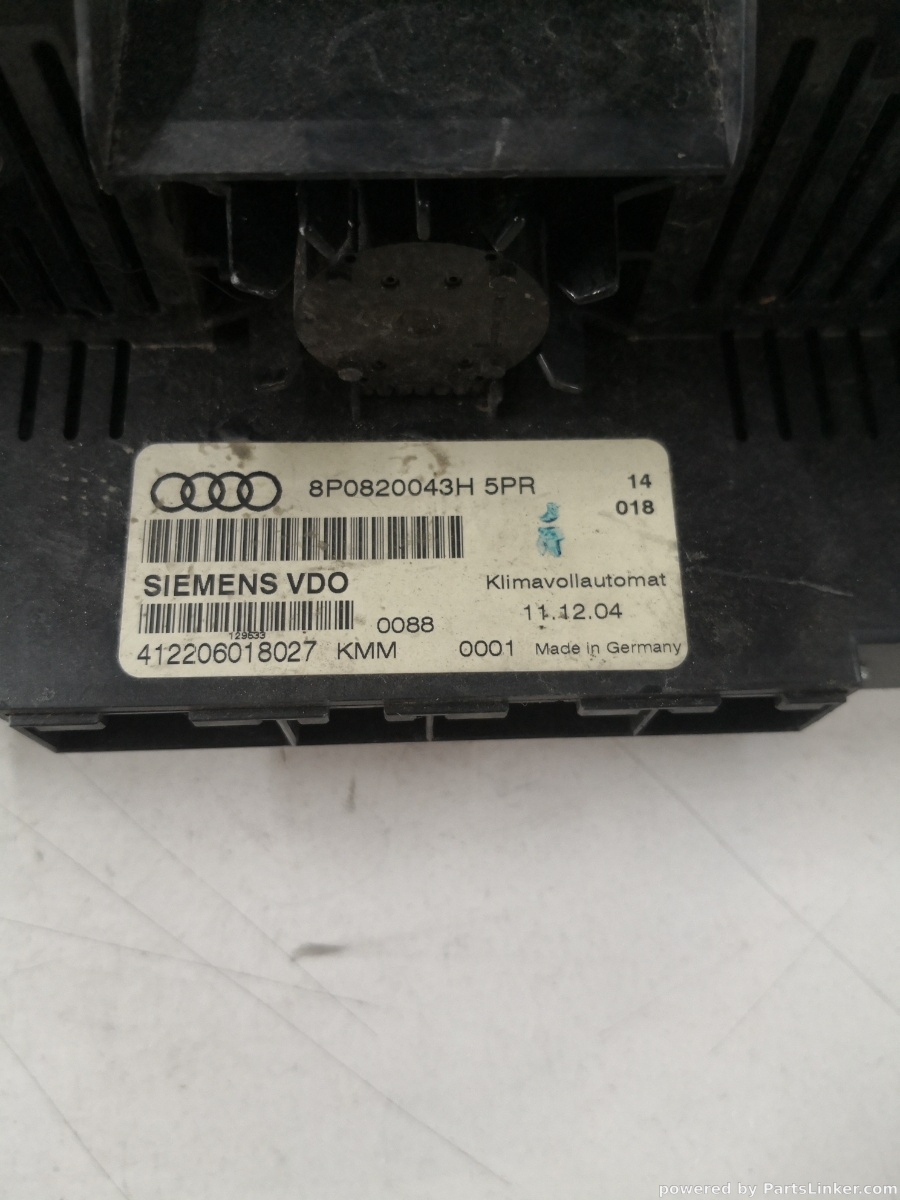 Climatronic AUDI A3 II (8P1) [ 2003 - 2013 ] OEM 8p0820043h – foto 3