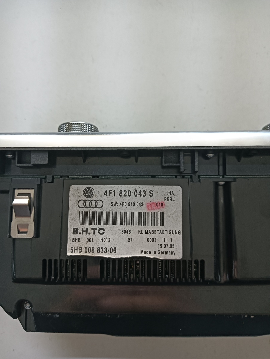 Climatronic  AUDI A6/S6 III Saloon 4F2, C6 2004 - 2011 4f1820043s – foto 2