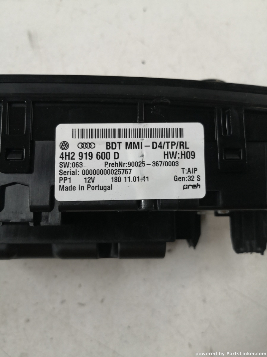 Comenzi consola centrala AUDI A8 III (4H2, 4H8, 4HC, 4HL) [ 2009 - 2018 ] OEM 4h2919600h – foto 3