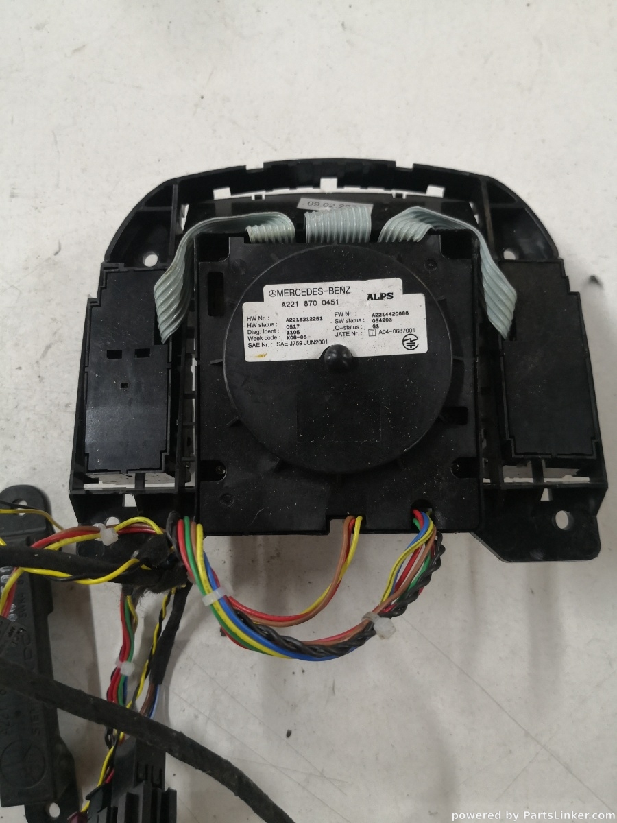 Comenzi consola centrala MERCEDES-BENZ S-CLASS II (W221, C215) [ 2005 - 2013 ] OEM A2218700451 – foto 2