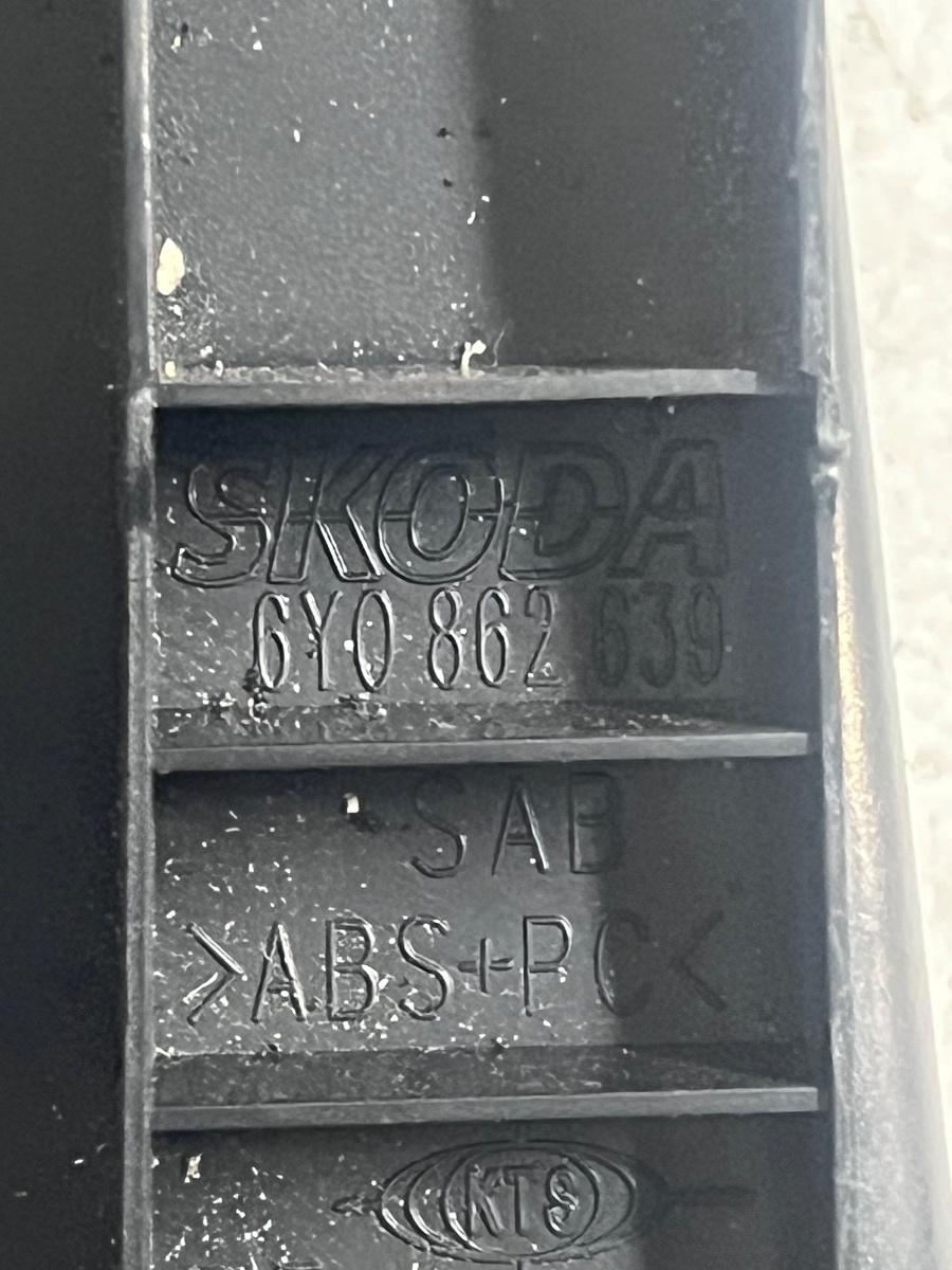 Compartiment/spatiu de depozitare panou de bord SKODA FABIA Combi 6Y5 2000 - 2007 6Y0862639 – foto 3