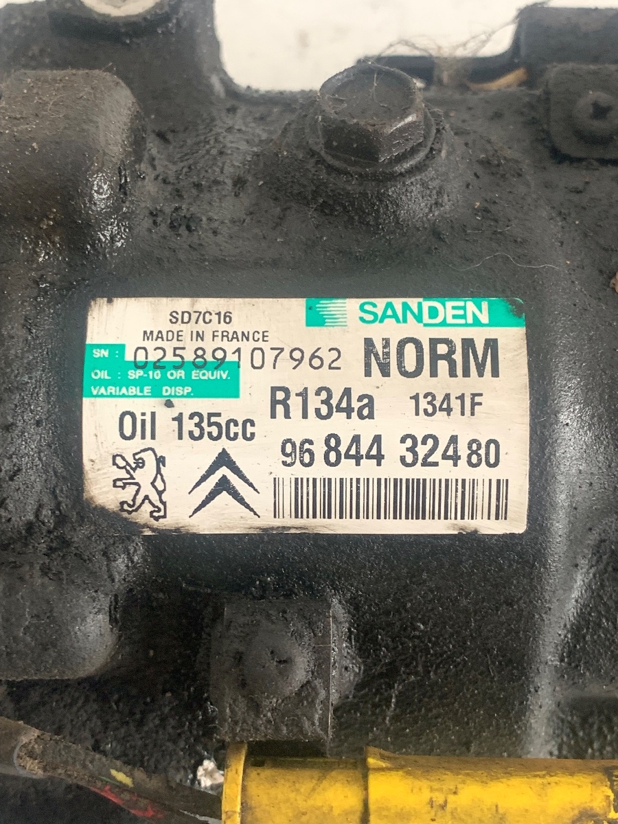 Compresor  AC 1.6HDI Peugeot 308 307 Citroen C4 1.6 HDI OEM 9684432480 / 02589107962 – foto 4