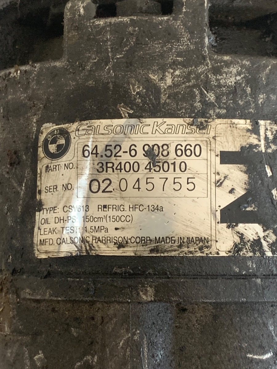 Compresor  AC  1.8i/2.0i BMW 3 IV E46 1998 - 2005 3R40045010 64.52-6908660 – foto 3