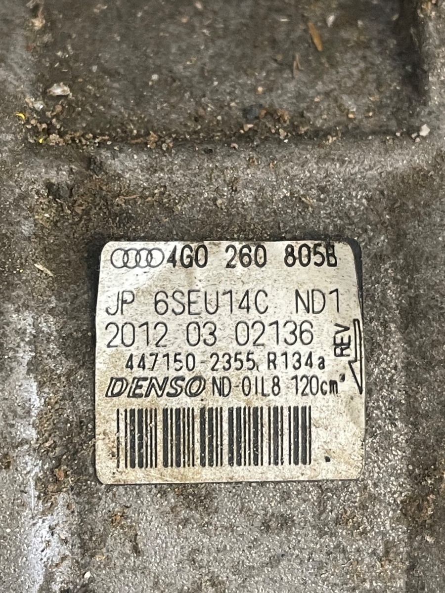 Compresor  AC AUDI A6 IV Avant 4G5, C7, 4GD 2011 - 2018 3.0TDI CDU  4G0260805B – foto 2
